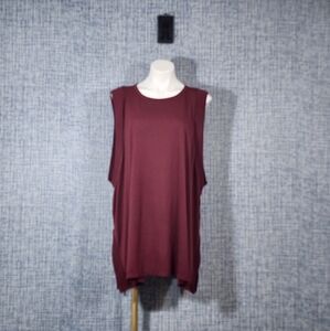 Old Navy Burgundy Muscle Tee